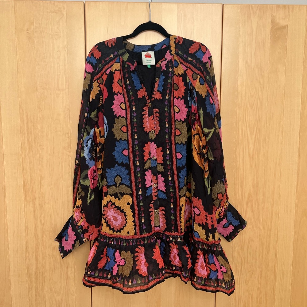Farm Rio Mini Dress XL NWOT